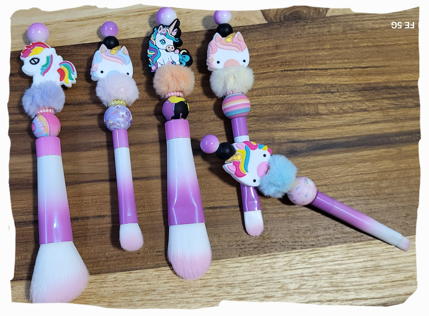 Ensemble pinceaux maquillage Licorne