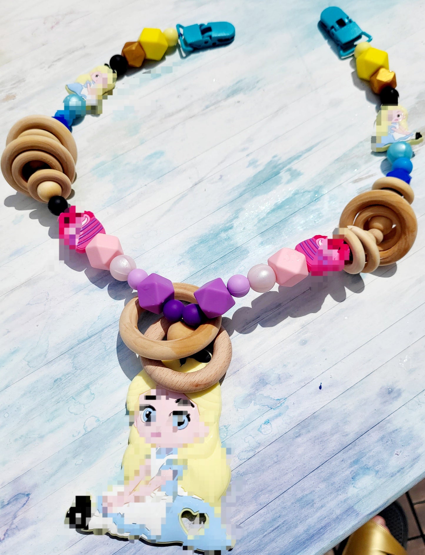 Jouet de dentition pour poussette aux merveilles