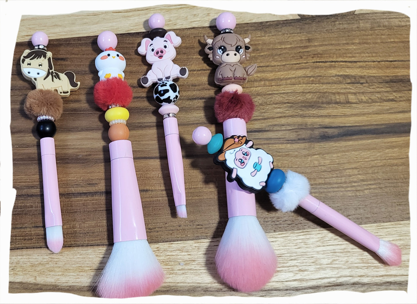 Ensemble pinceaux maquillage Fermette