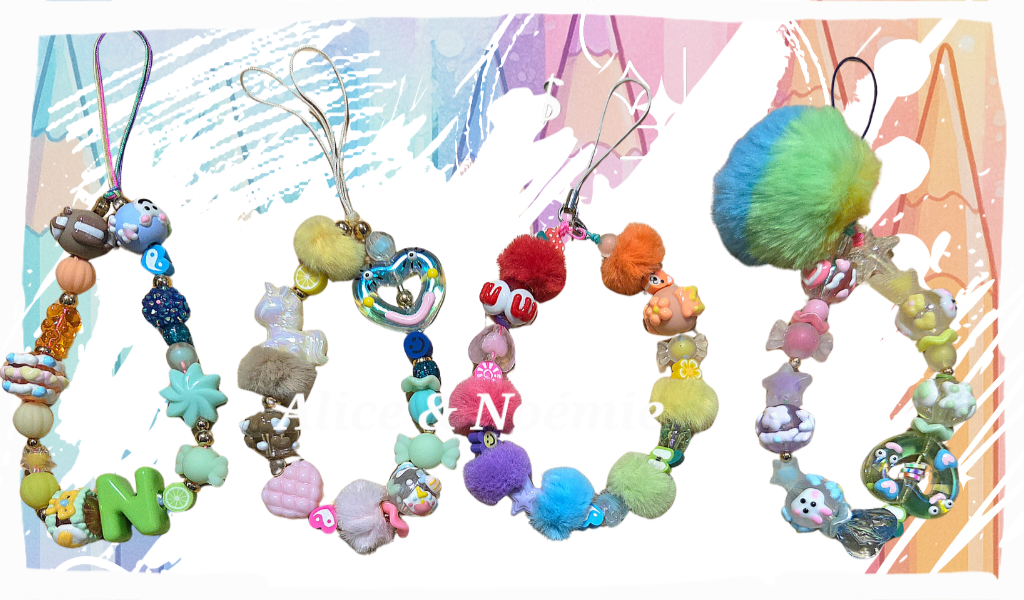 *Anneau poignet cellulaire EXTRA FUNKY personnalisable