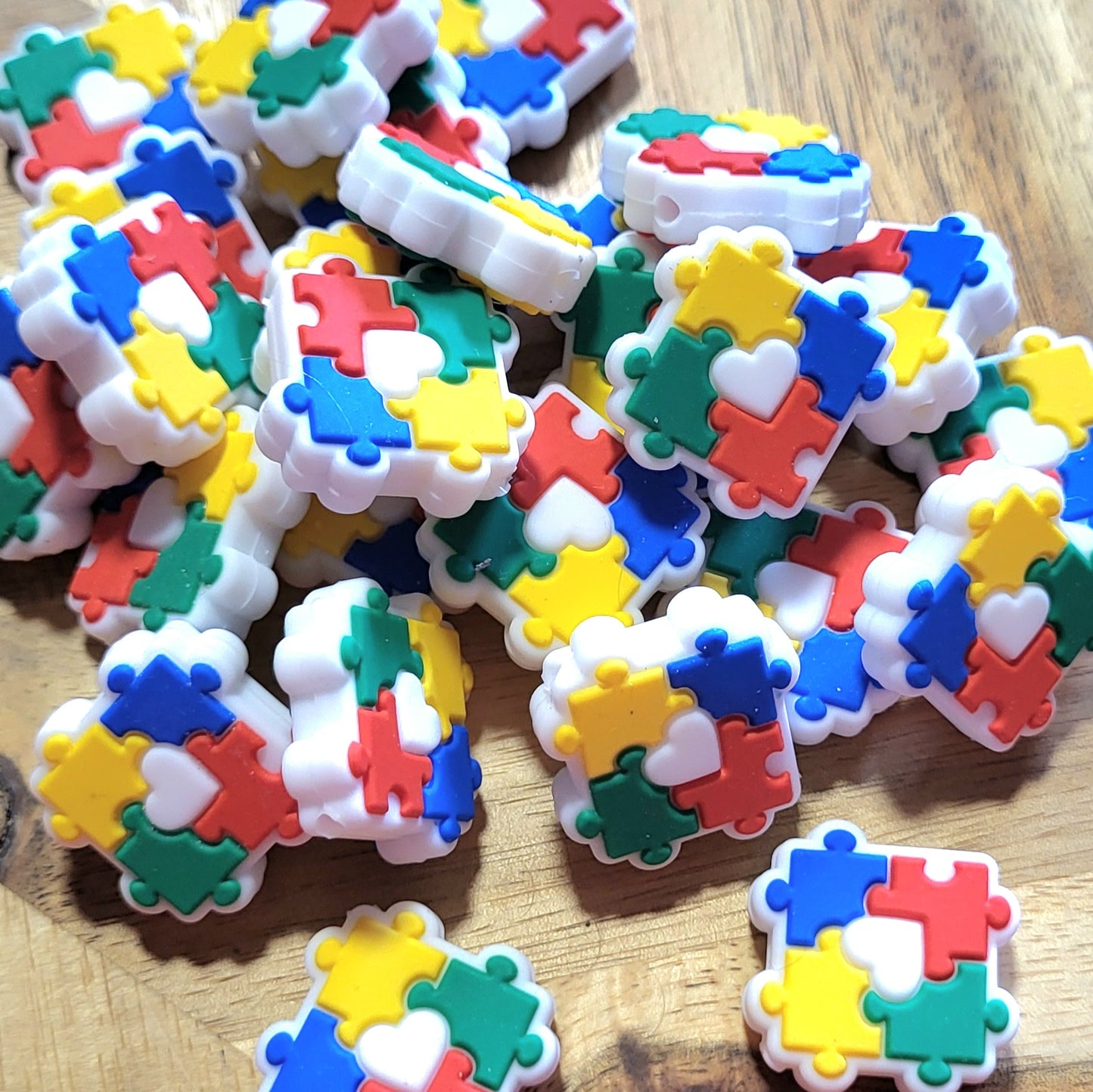 Autism Logo Silicone Bead