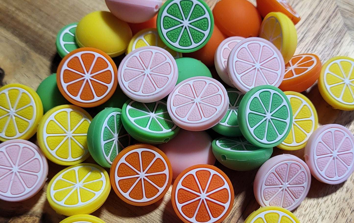 CLEARANCE Citrus Silicone Pearl