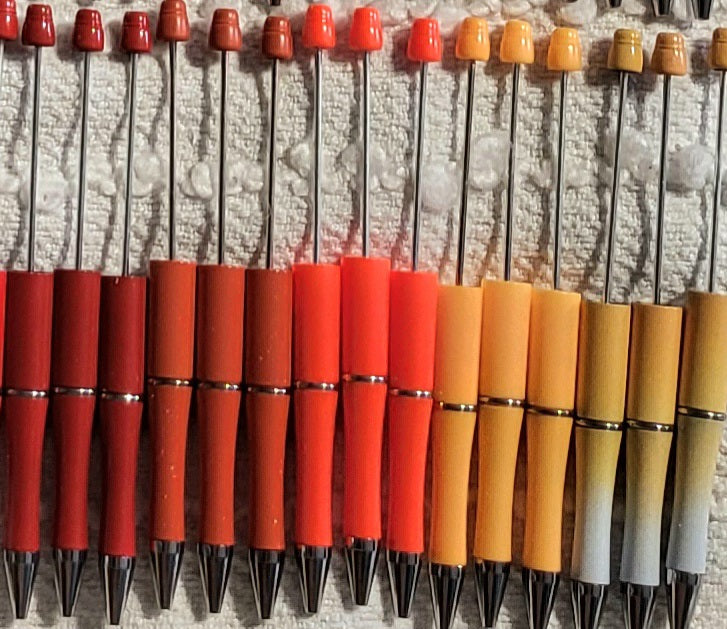 Orange pens