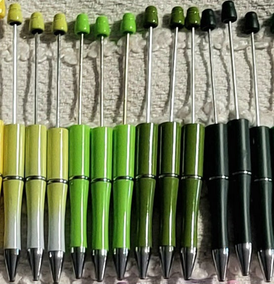 Green pens