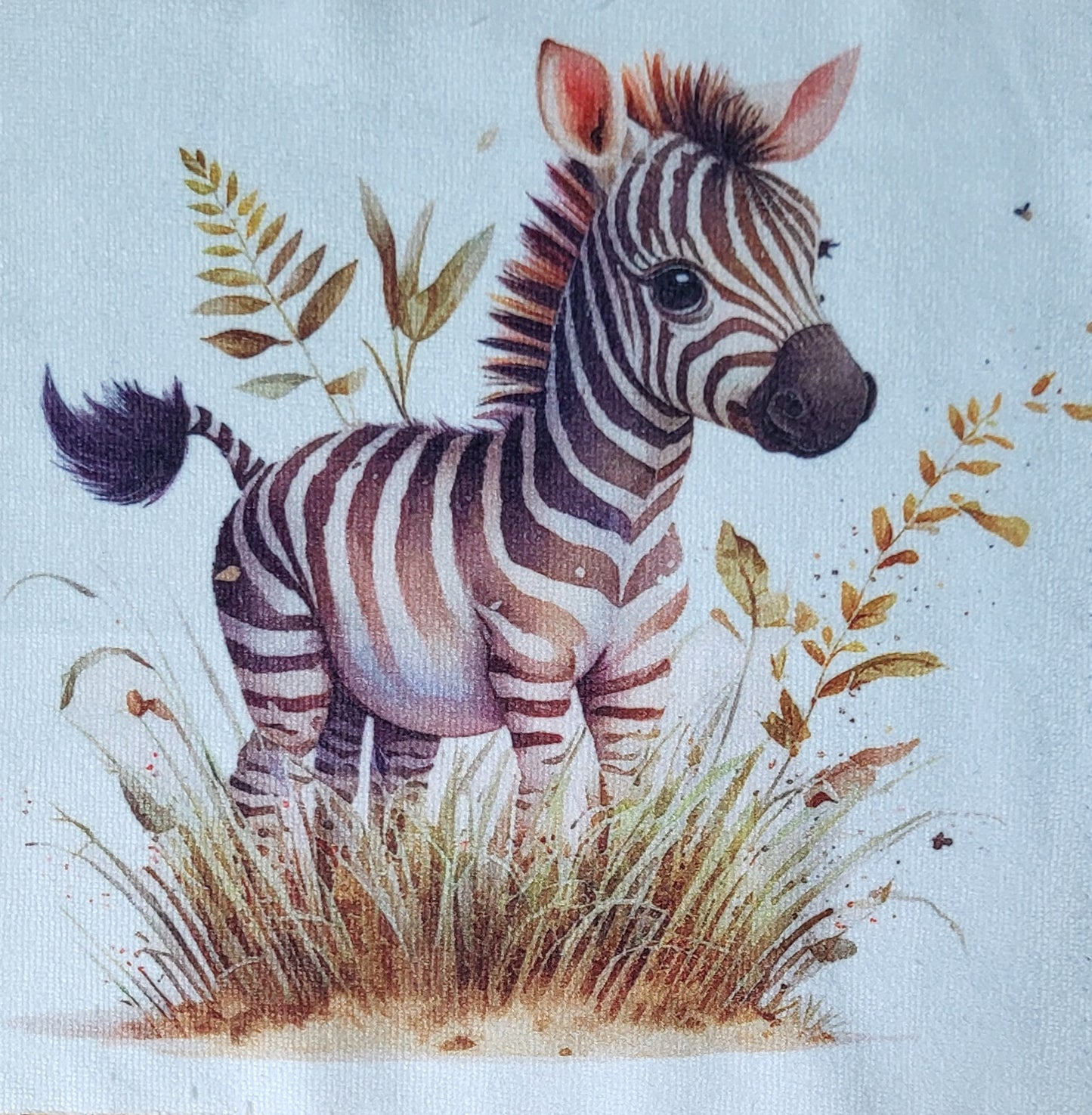 LIQUIDATION Baby zebra washcloth