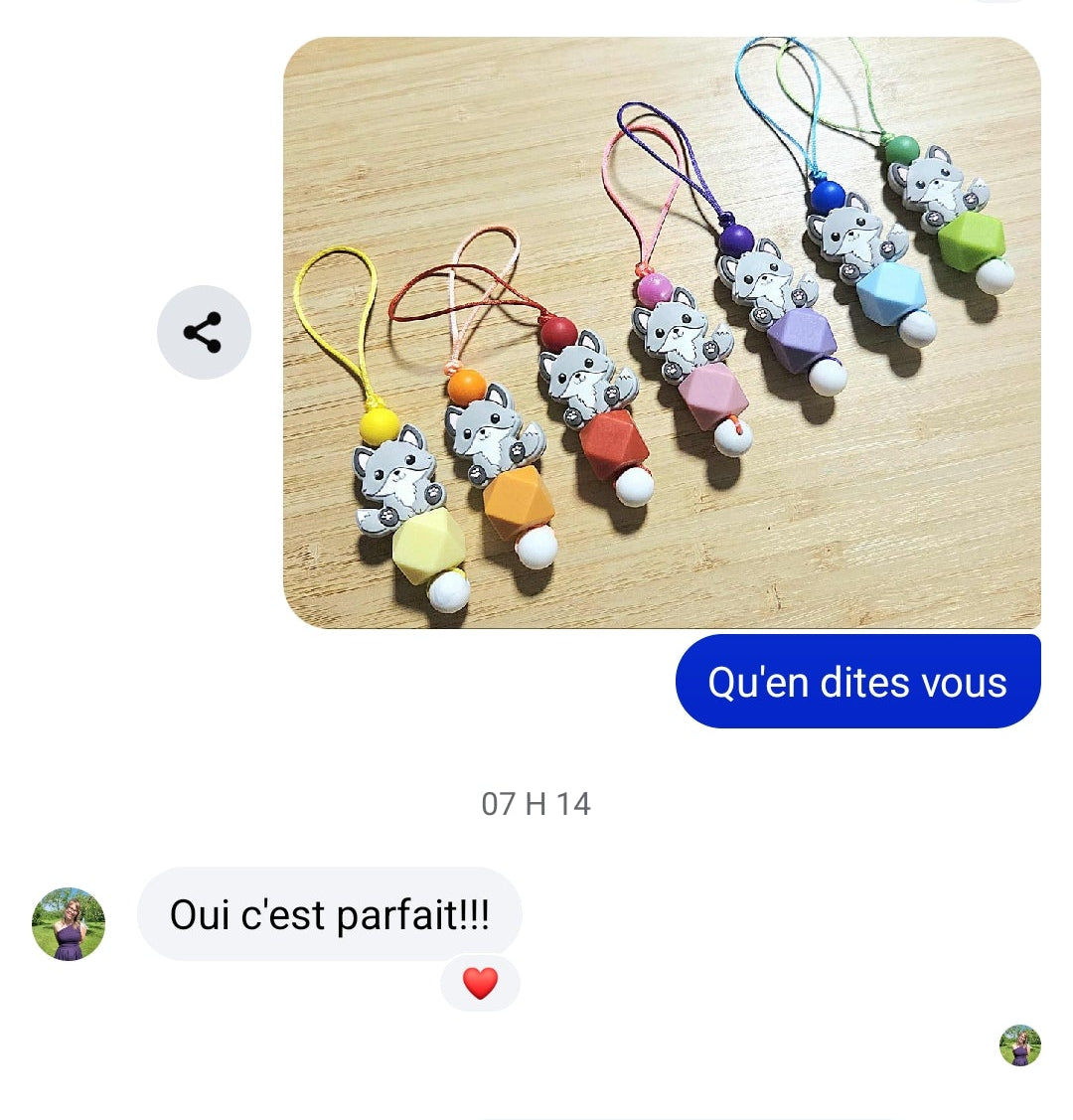 *Ami-zip simple personnalisé