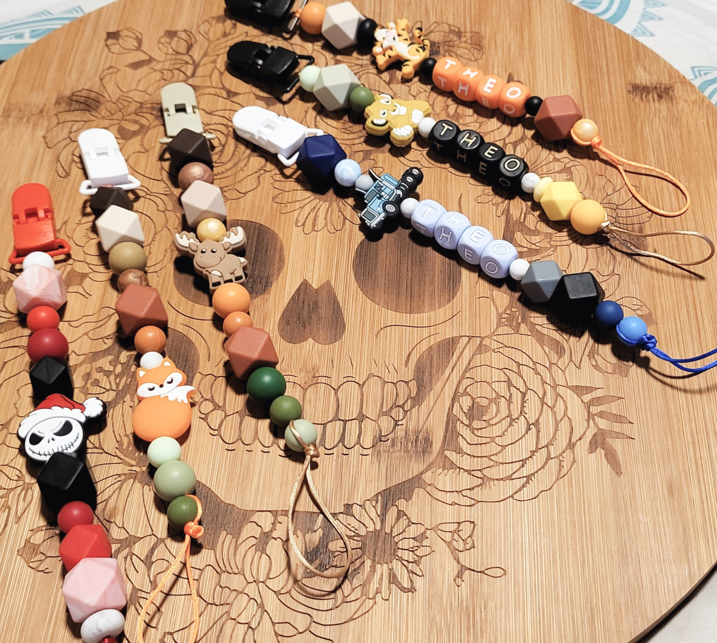 *Attache-suces personnalisé avec/sans prénom