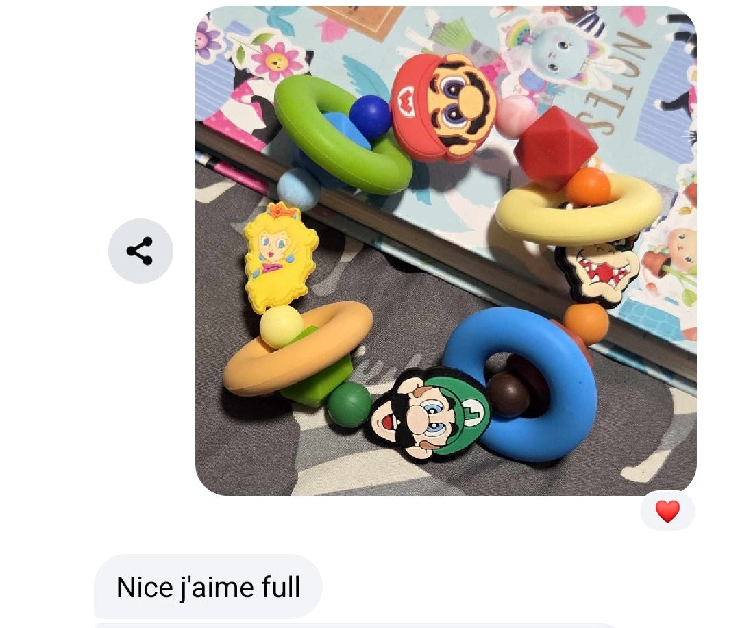 *Anneau de dentition extra personnalisé