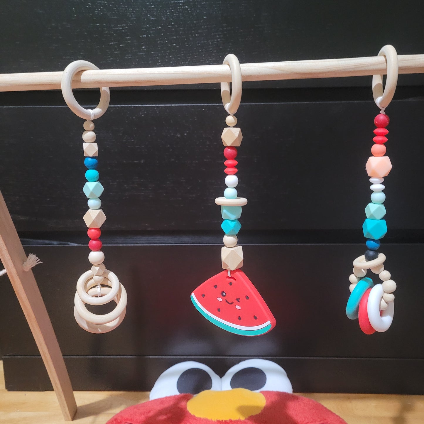 *Trio jouets pour arche d'éveil personnalisé