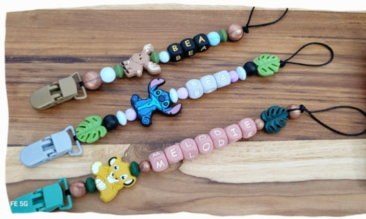 *Trio attaches-suces prénom personnalisé