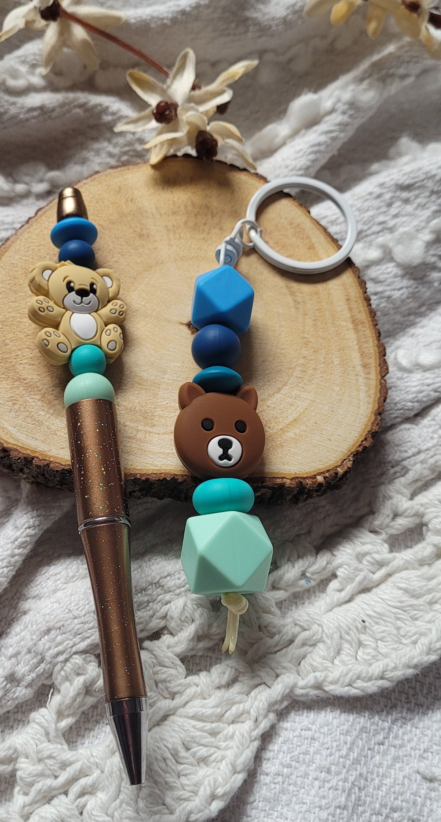 *Duo stylo/porte clé personnalisable