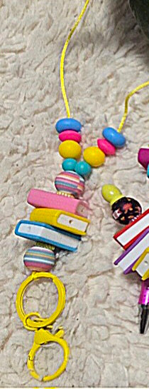 *Collier porte clé personnalisable