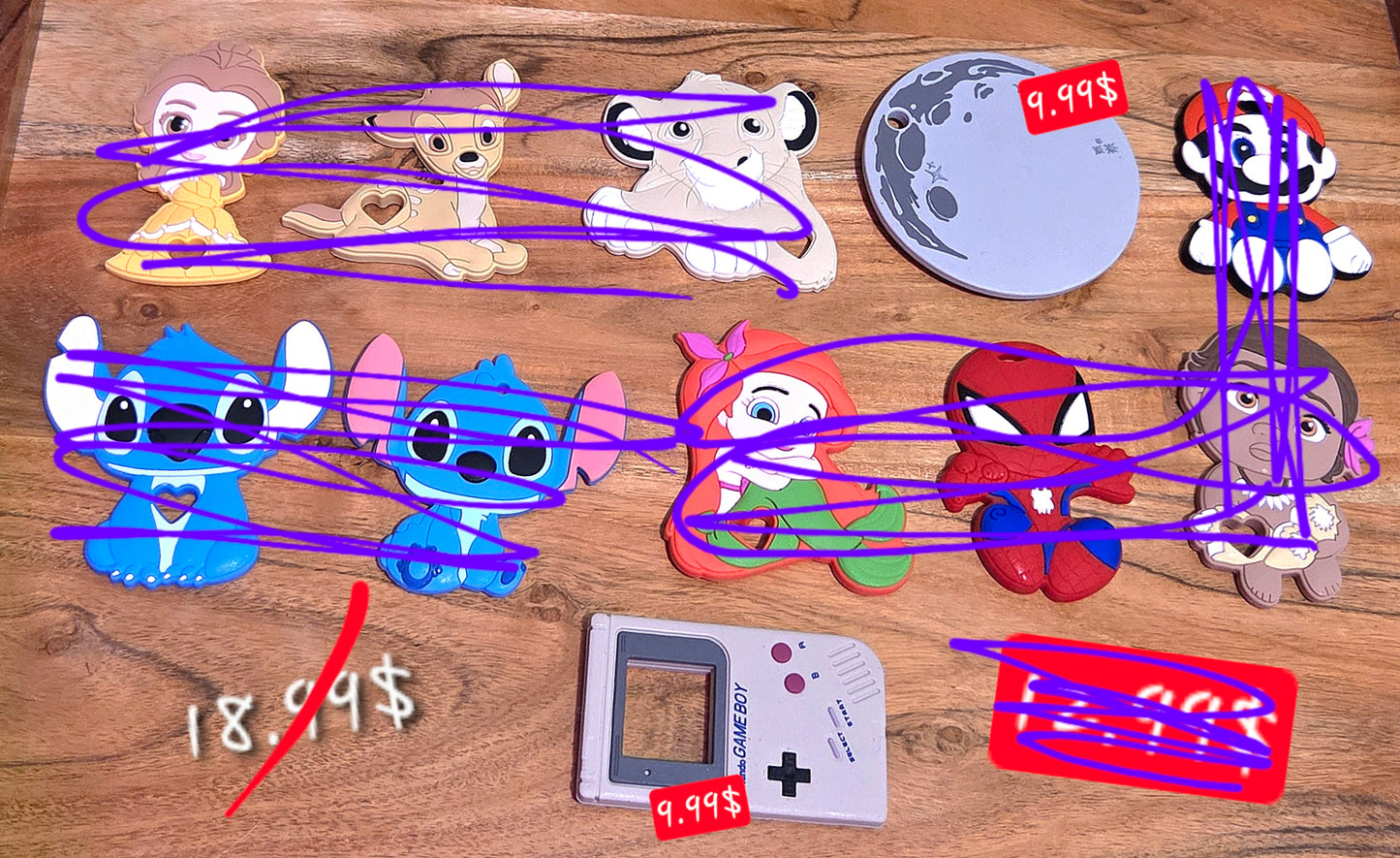 *Ensemble poussée dentaire le Quintuple 3 personnalisé