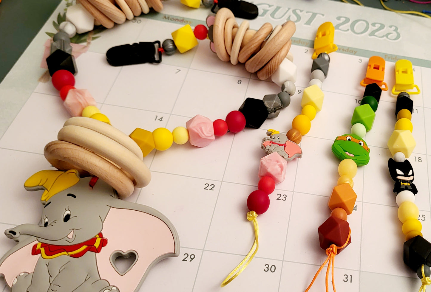 *Jouet d'éveil & dentition personalisé pour poussette