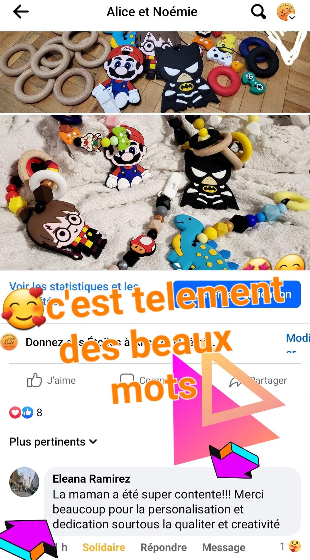 *Anneau de dentition avec jouet personnalisable