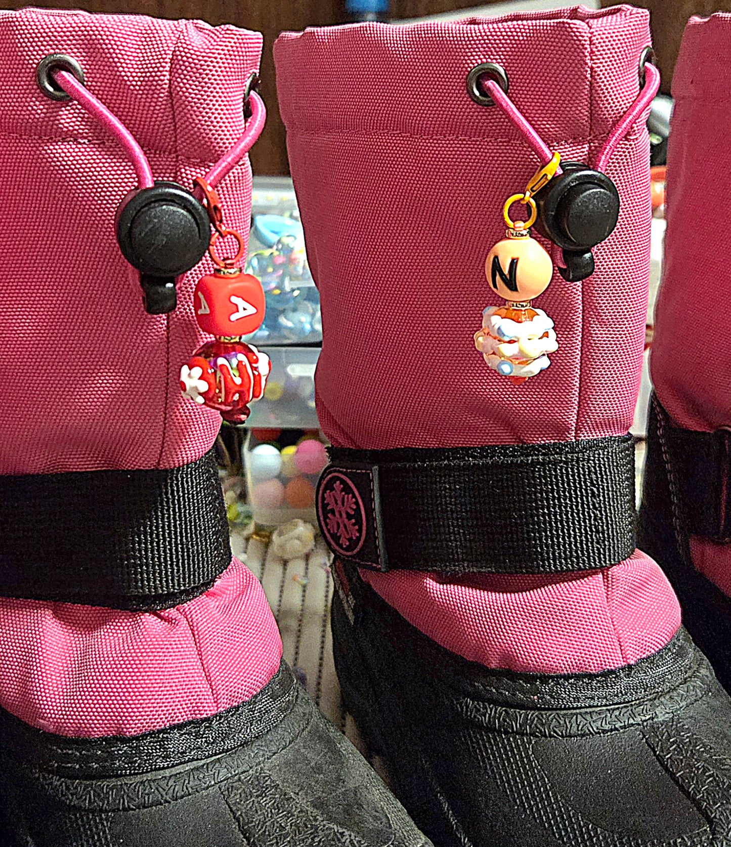 *Paire identifiants à bottes personnalisés