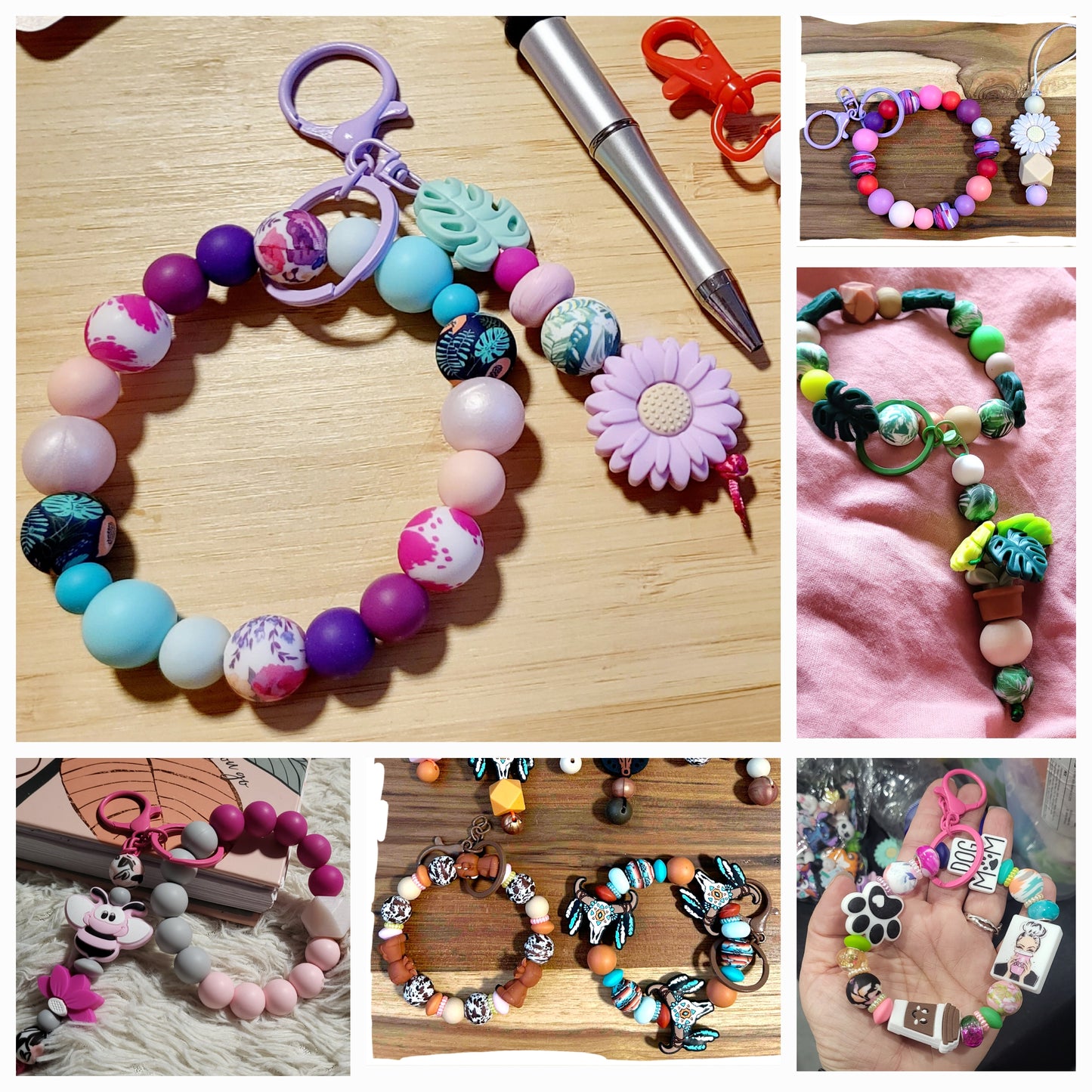 *Porte-clé poignet personnalisé