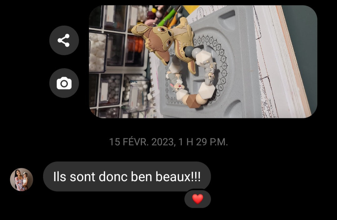 *Anneau de dentition avec jouet personnalisable