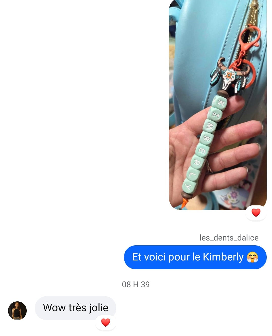 *Porte clé personnalisé / prénom