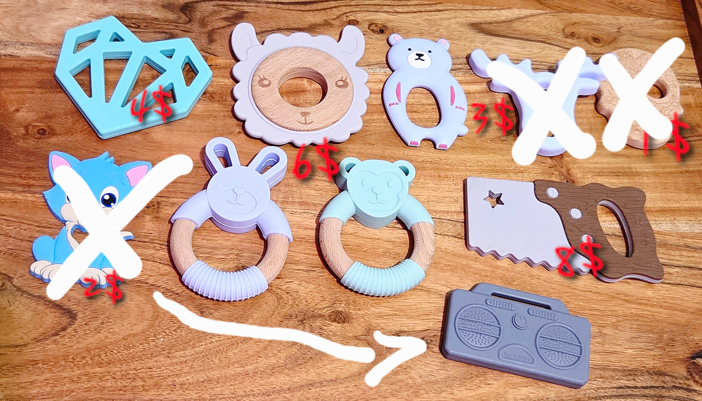 *Ensemble poussée dentaire le Quintuple 3 personnalisé