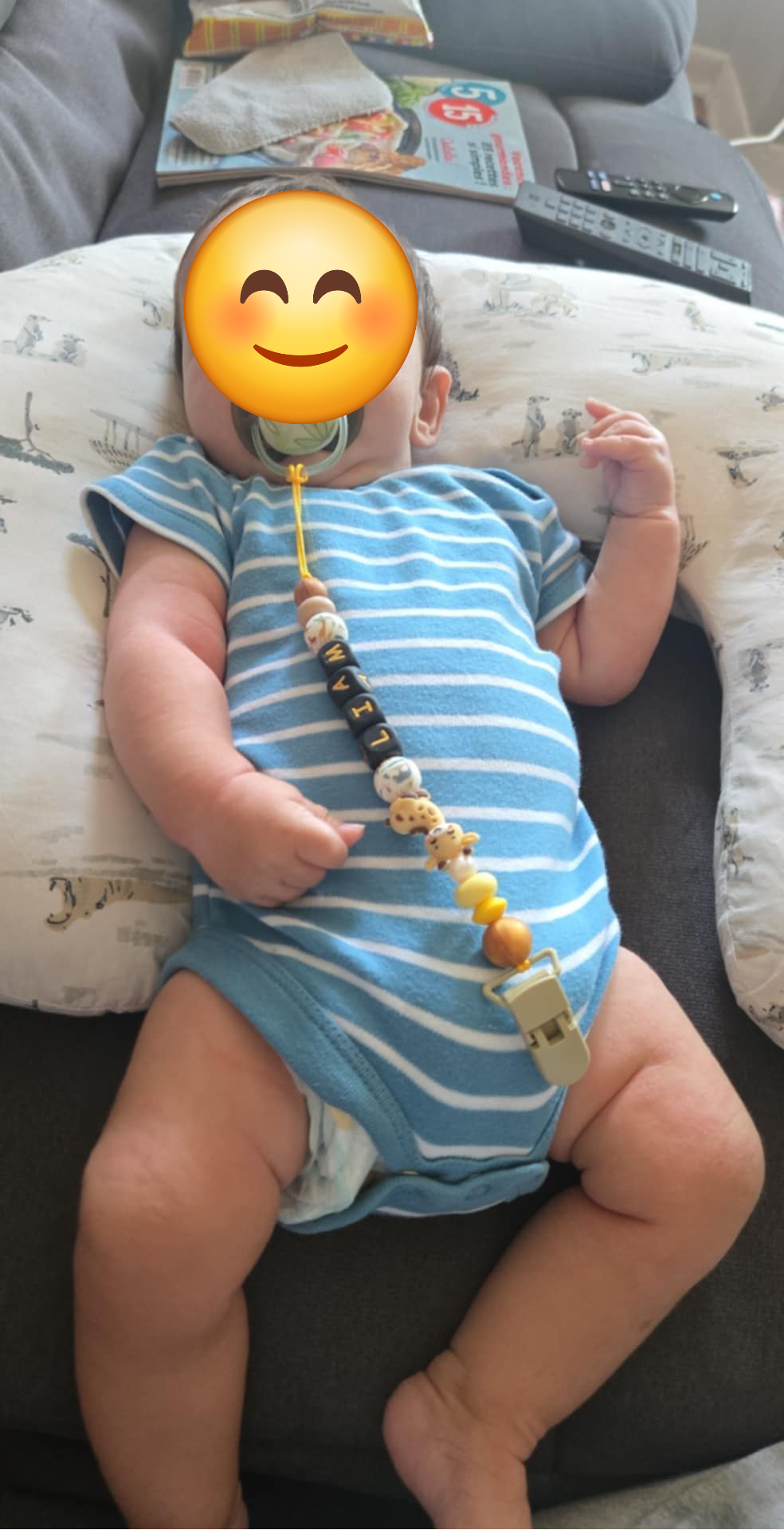 *Attache-suces personnalisé avec/sans prénom