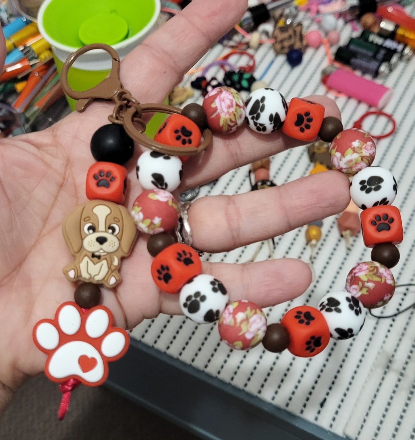 *Porte-clé poignet personnalisé