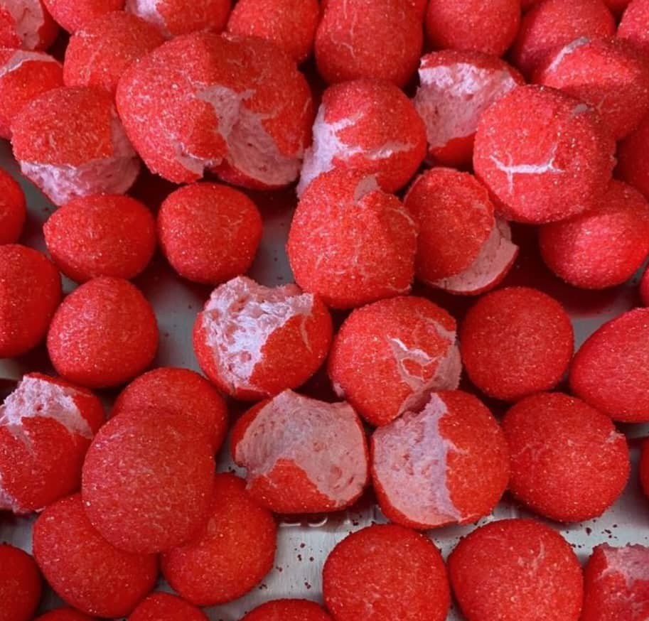 LIQUIDATION Freeze-dried candy Strawberry marshmallow