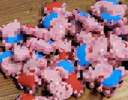 Silicone pearl piglets