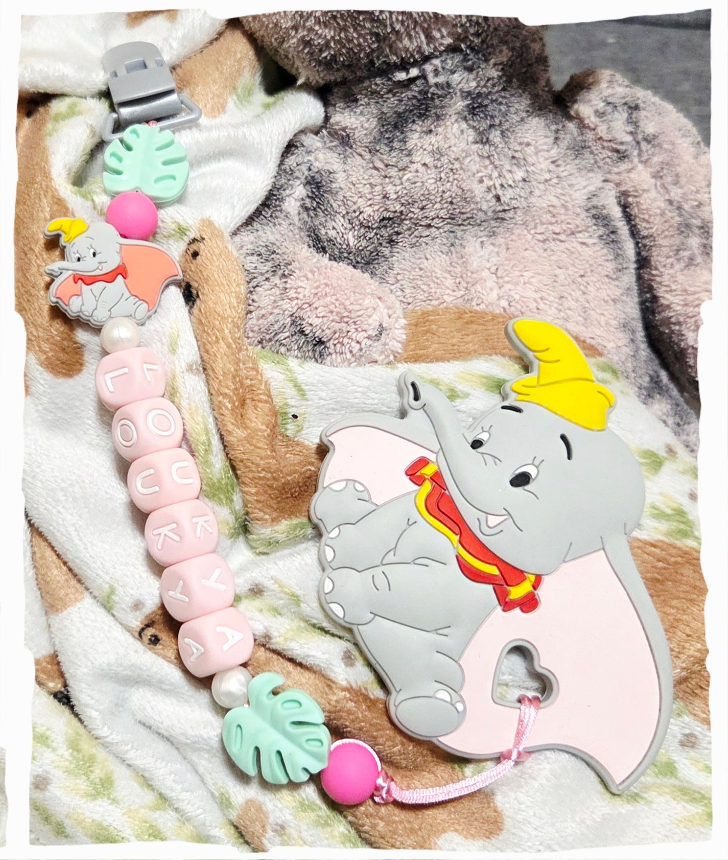 *Attache-suces personnalisé avec/sans prénom