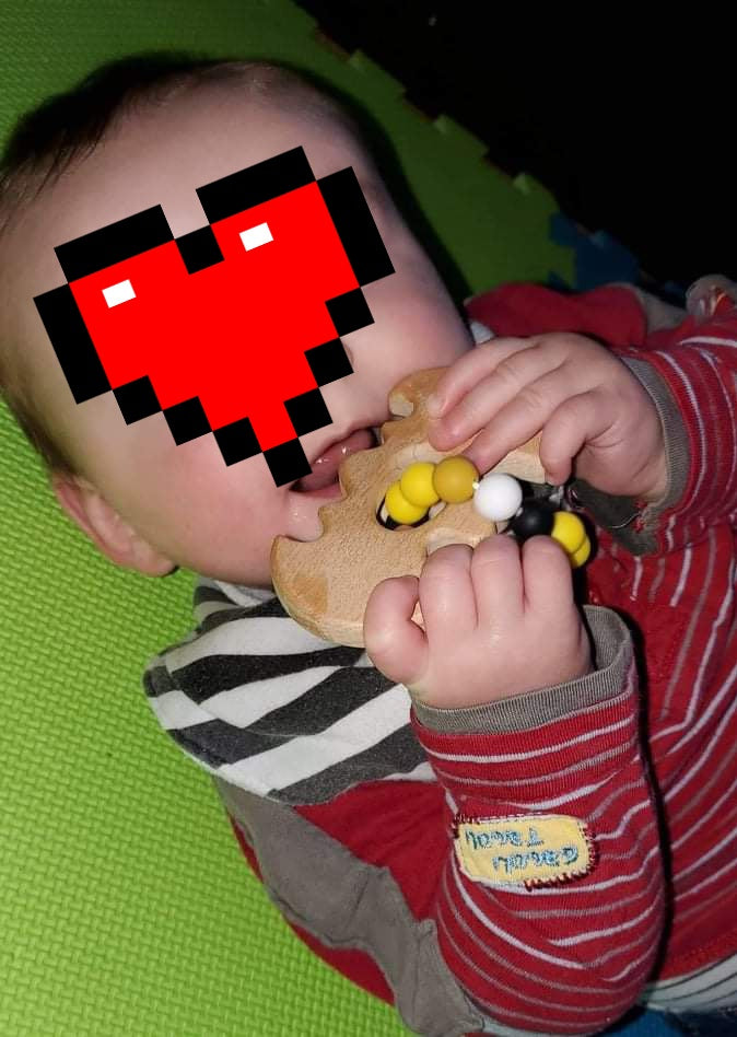 *Anneau de dentition avec jouet personnalisable