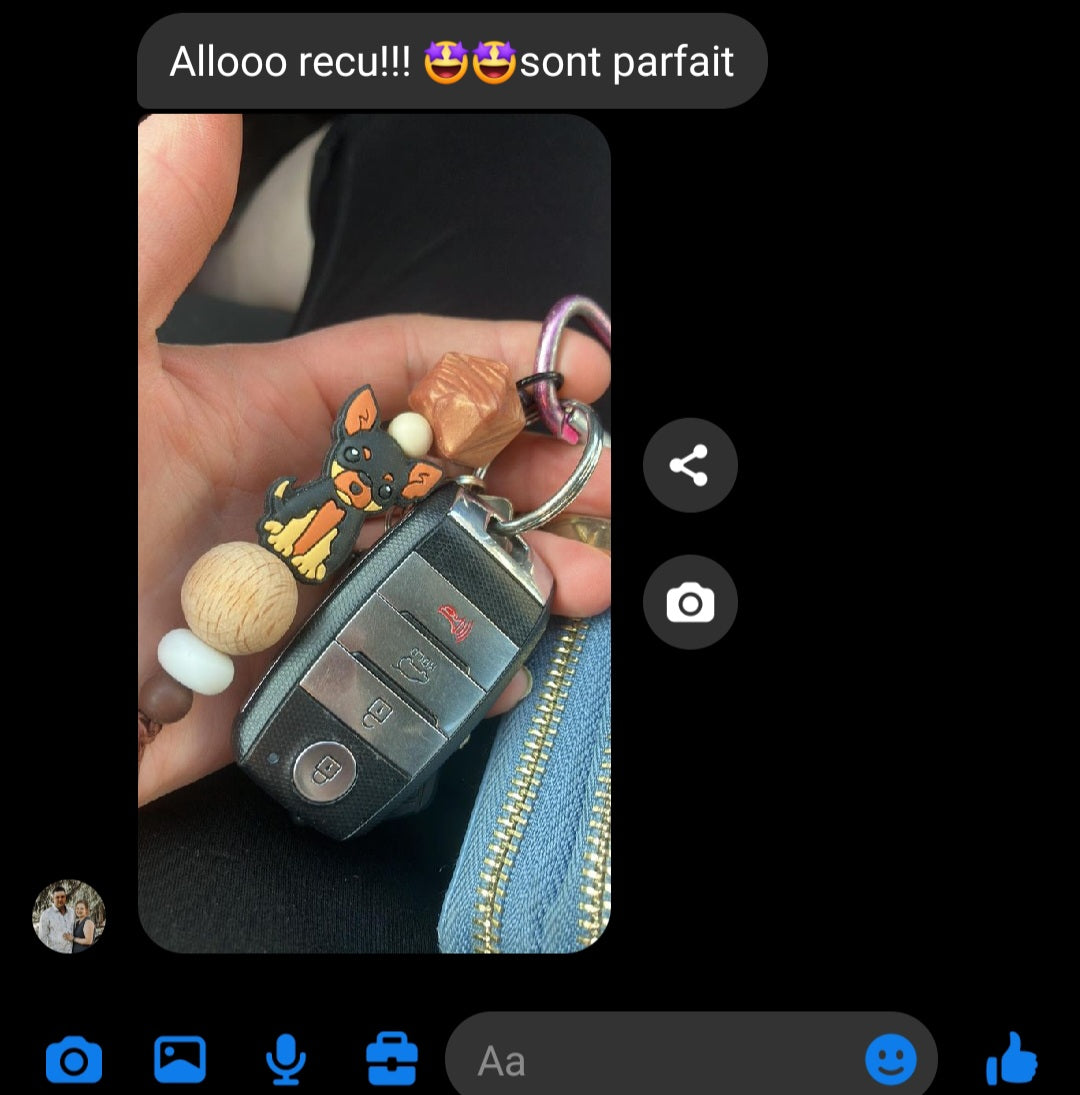 *Porte clé personnalisé / prénom