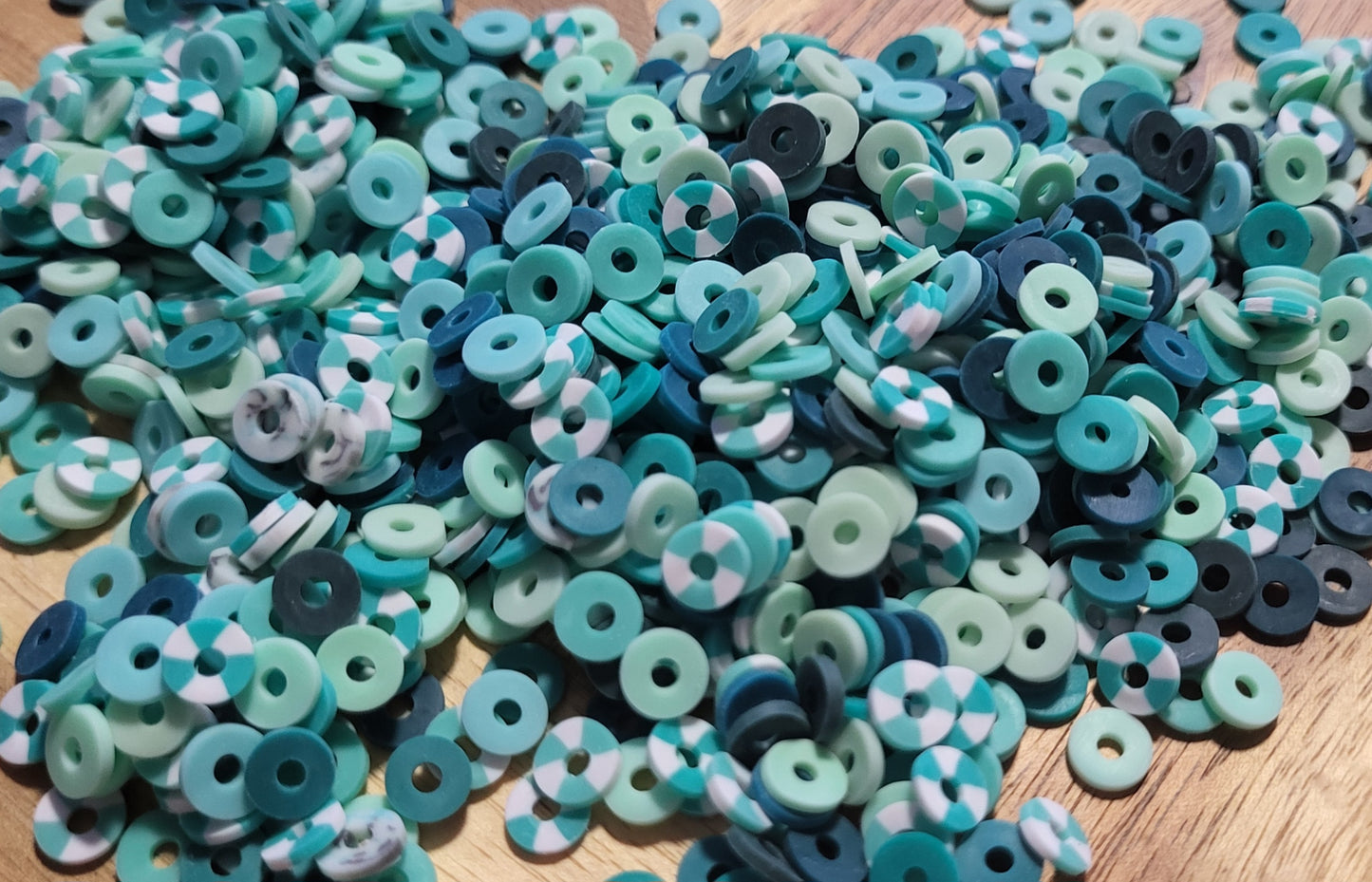 CLEARANCE Mixed Turquoise Spacer Beads