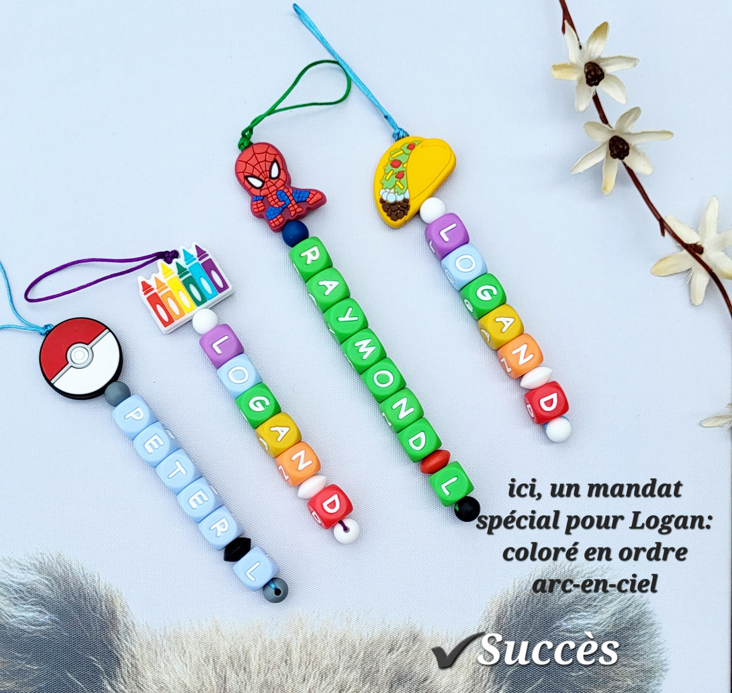 *Identificateur personnalisé avec nom / initiales