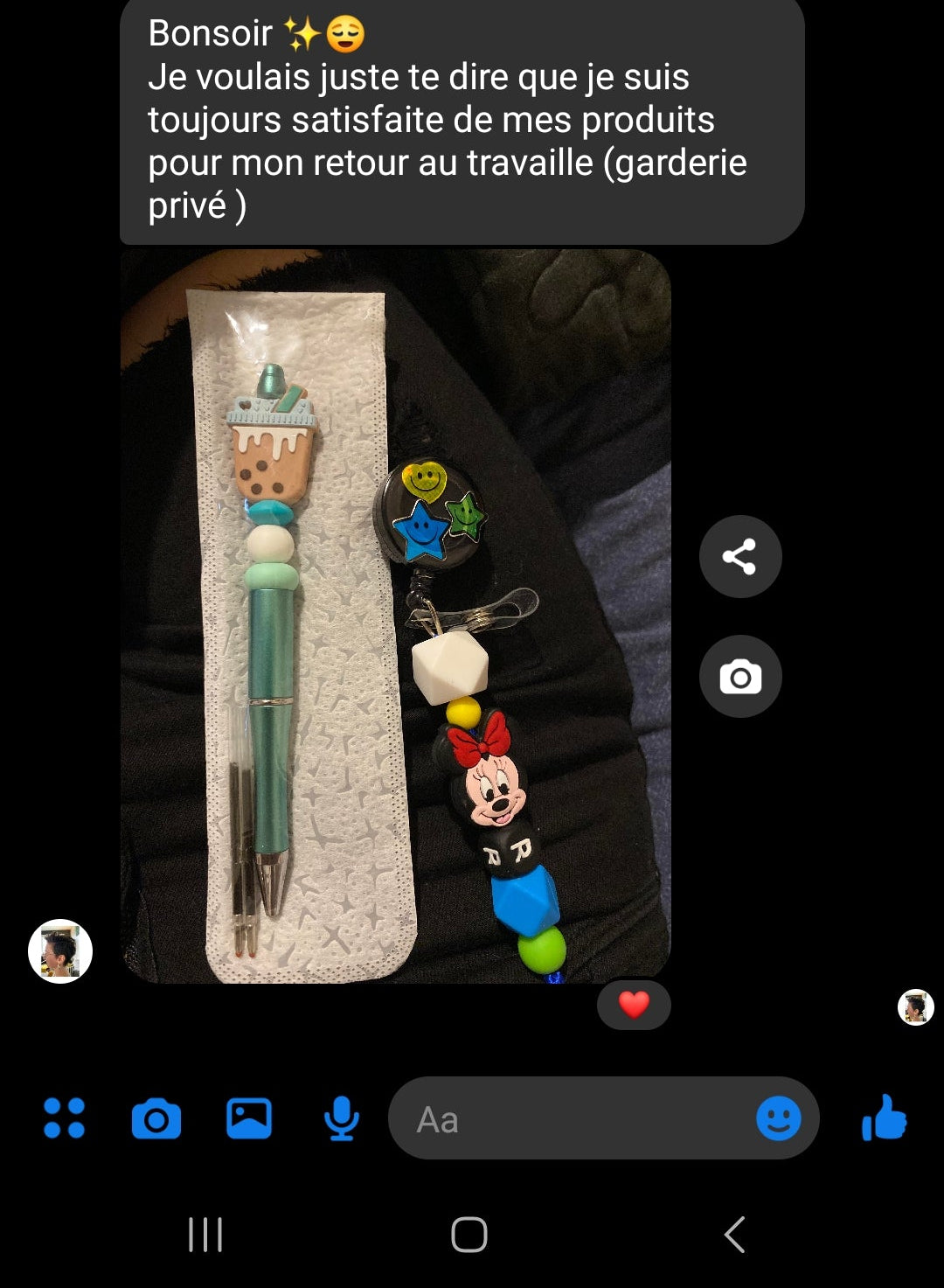 *Attache carte personnalisé