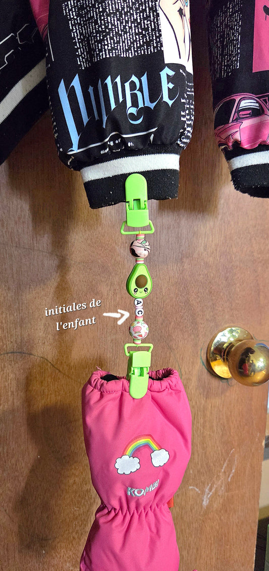 *Attache-mitaines (paire) personnalisé