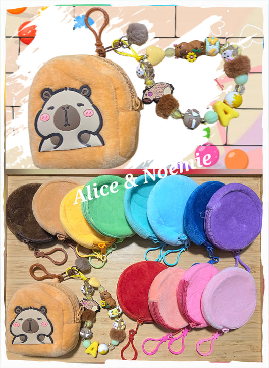 *Porte clé / monnaie à poignet personnalisable