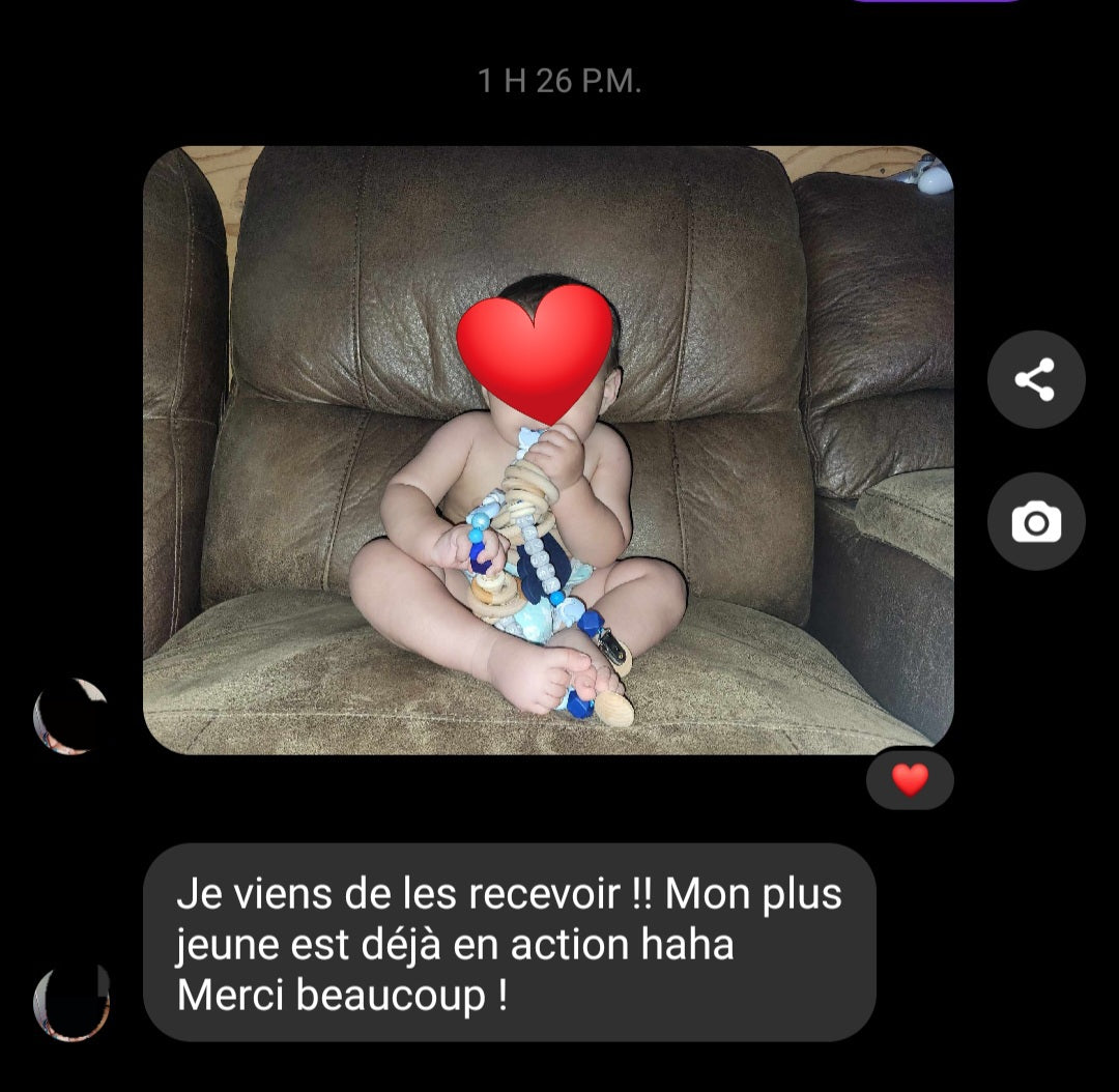 *Ensemble poussée dentaire le Duo 3 personnalisé