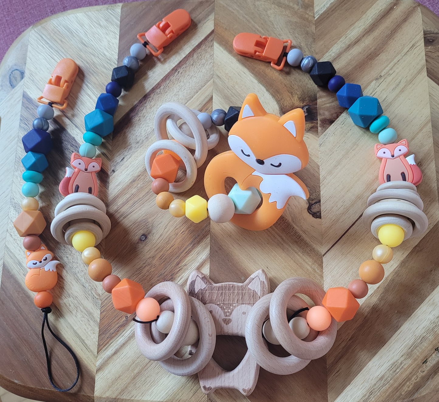 *Jouet d'éveil & dentition personalisé pour poussette